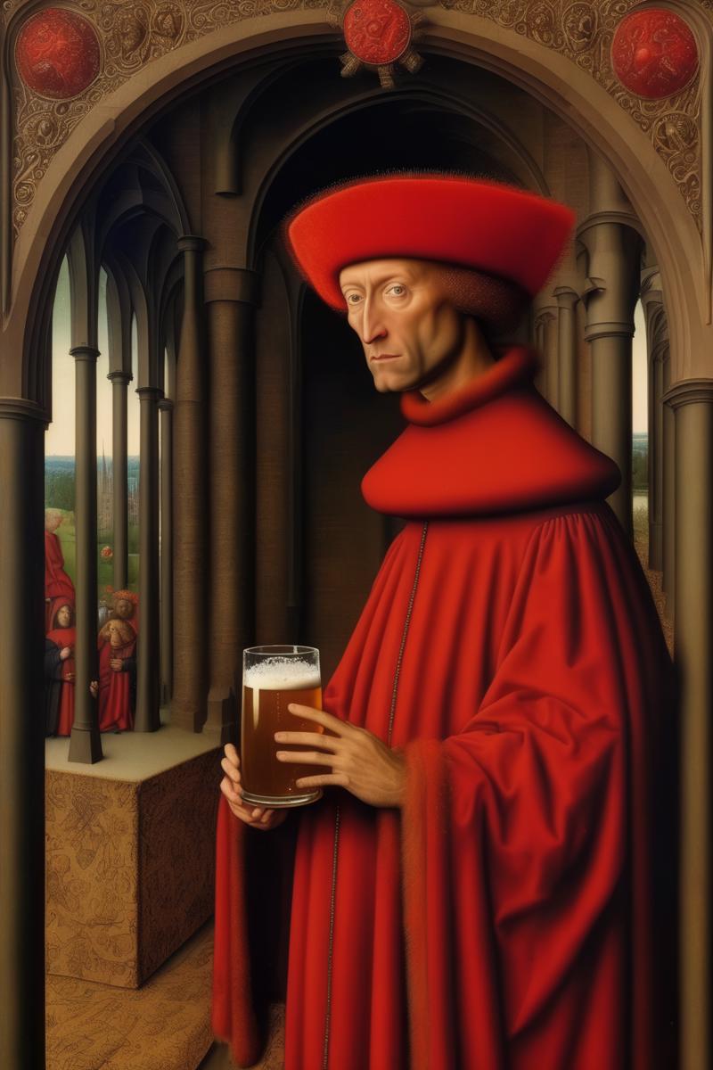 00446-2275777578-_lora_Jan van Eyck Style_1_Jan van Eyck Style - On the 7th day, god created beer in the style ofJan Van Eyck.png